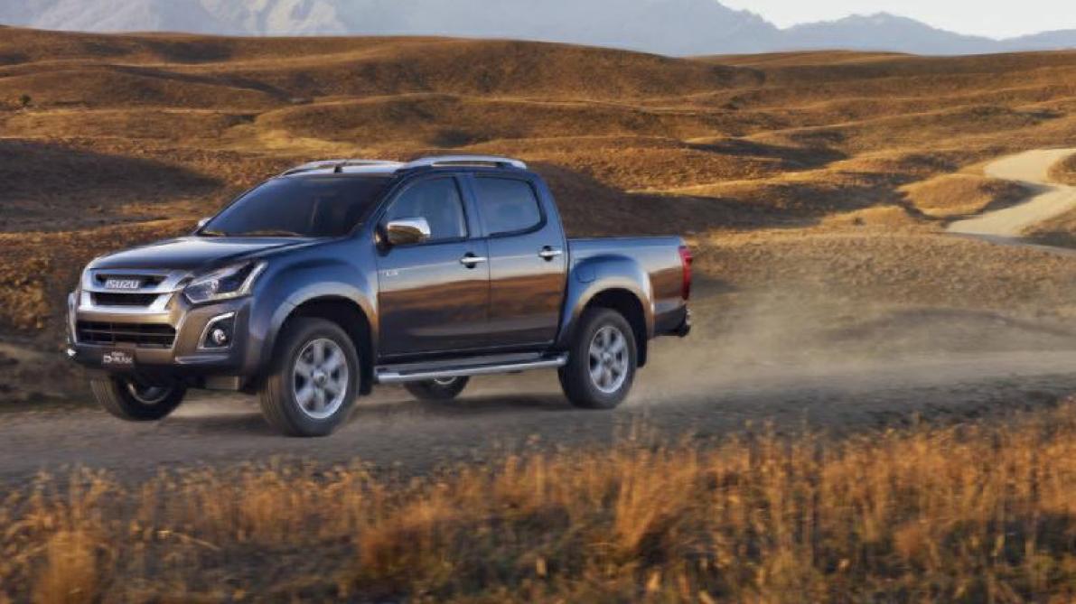 Le pick-up Isuzu D-Max est  toujours aussi robuste.