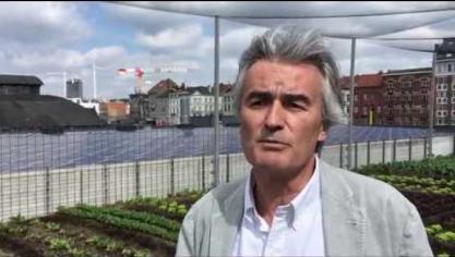 Un potager, des serres et un élevage de poissons sur les toits de Bruxelles!