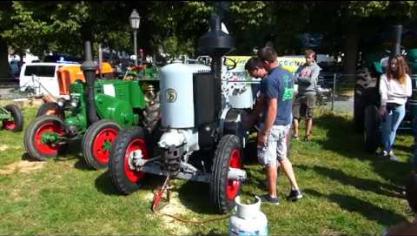 Plus de 180 tracteurs anciens rassemblés à Céroux (photos et vidéos)