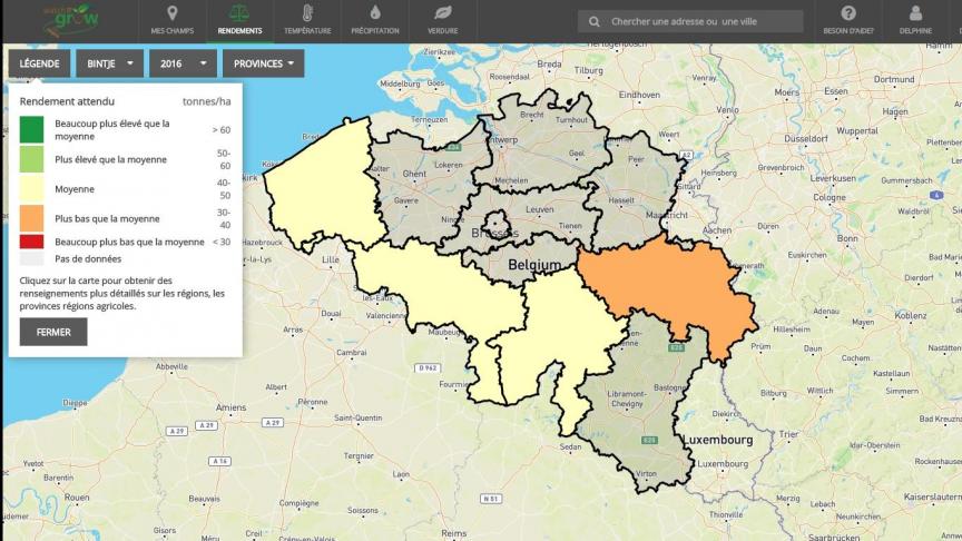 La plateforme est désomais accessible via <a href=http://www.watchitgrow.be>www.watchitgrow.be</a>. Son utilisation sera gratuite la première année. Par contre, une contribution, dont les modalités sont en cours de discussions entre les différents partenaires de la filière, sera demandée les années suivantes.