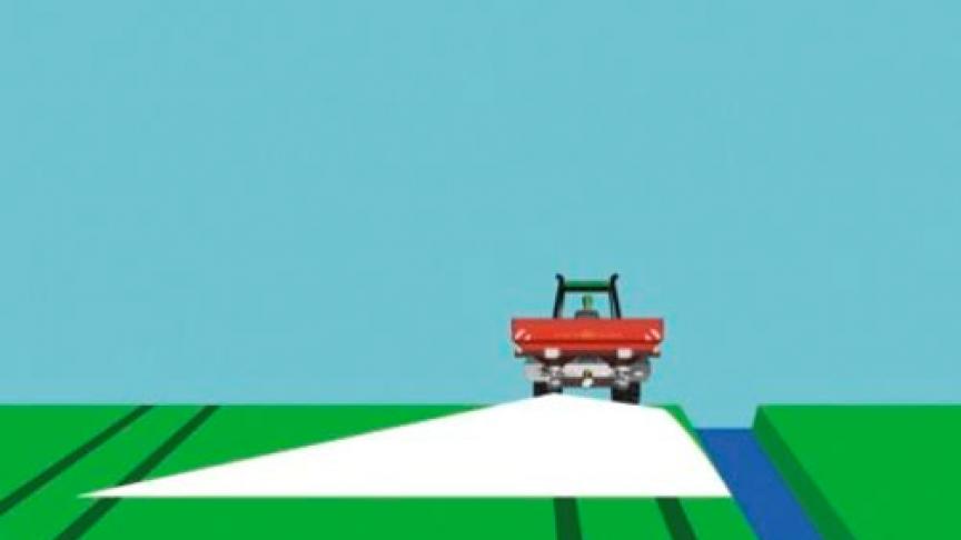 Fig.4. Epandage vers l’intérieur,  en bordure.