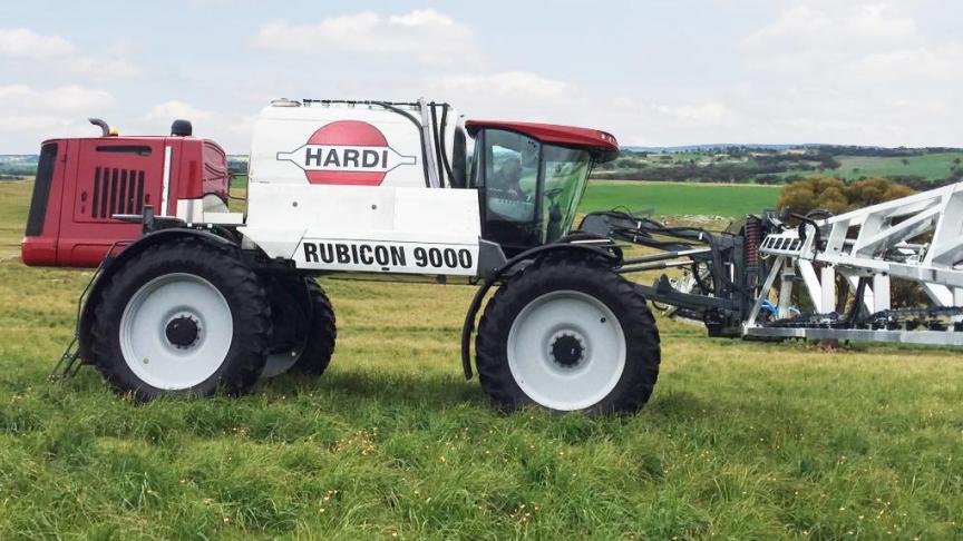 Objectif
: traiter à 35
km/h avec le Rubicon.