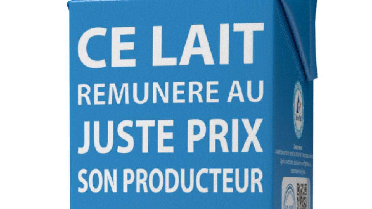 Quel sera le prix de vente de cette brique de lait
? Ce sera aux consommateurs de le décider, sur base de leurs critères de qualité, d’éthique, d’environnement, de traçabilité...