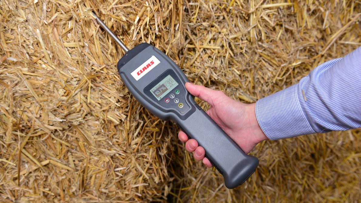 Un humidimètre Claas qui compense automatiquement la densité -  SillonBelge.be