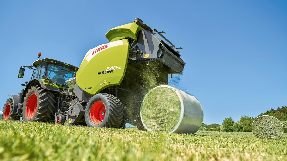 Claas Devoile La Rollant 540 Rc Une Presse A Balle Ronde A Liage Mixte Film Ou Filet Sillonbelge Be