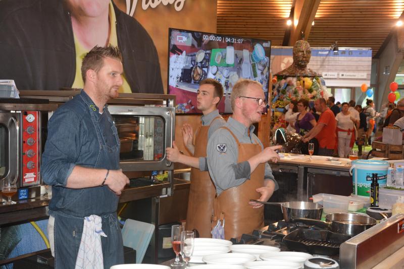 La foire de Libramont, c’est aussi le rendez-vous de l’art culinaire  et de l’excellence des produits du terroir wallon, servis par des  ambassadeurs bien connus du grand public: