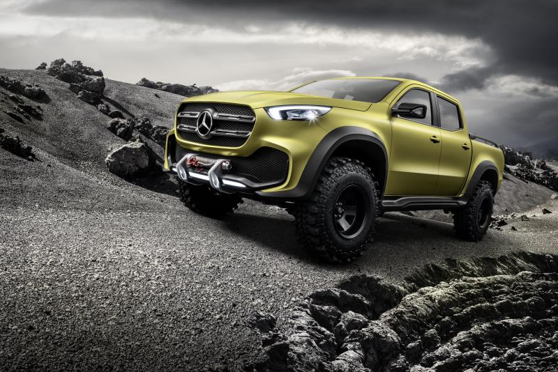 Le Mercedes Classe X sera plus luxueux que le Renault Alaskan.