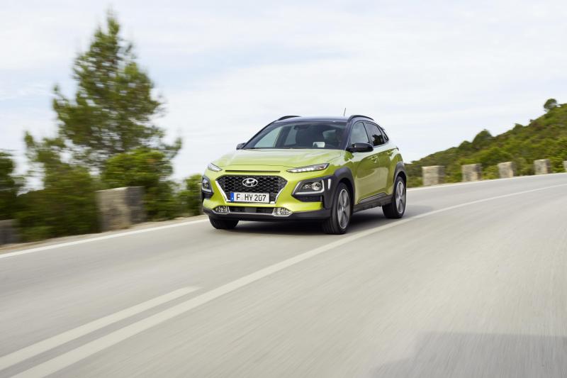 Le petit SUV Hyundai Kona arrivera en concession en seconde partie d’année.