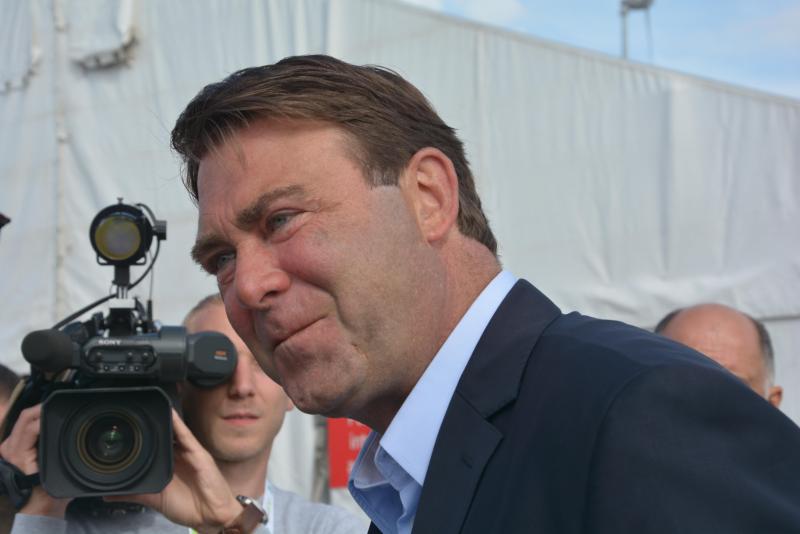 Premier tour de piste pour le tout fraîchement nommé ministre  fédéral de l’Agriculture  Denis Ducarme.
