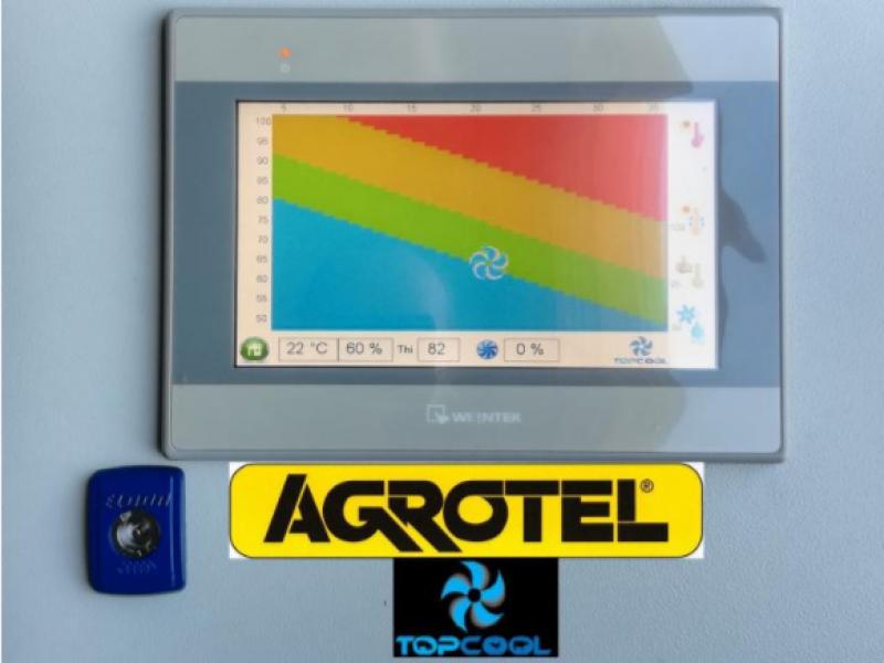 Le THI Controller de Topcool a pour objectif de limiter les baisses de production ou de fertilité en cas de températures élevées dans les étables.