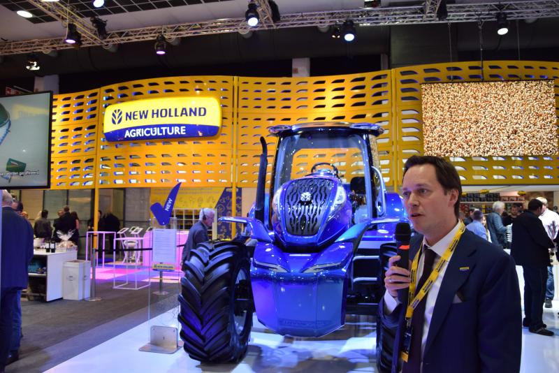 Le tracteur au méthane est devenu une réalité chez New Holland qui, selon Tomas Lekens, entend commercialiser ce type d’engin en 2020.
