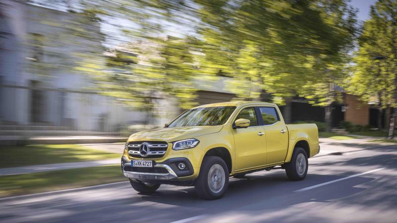 Le Mercedes Classe X peut tracter jusqu’à 3,5
t.