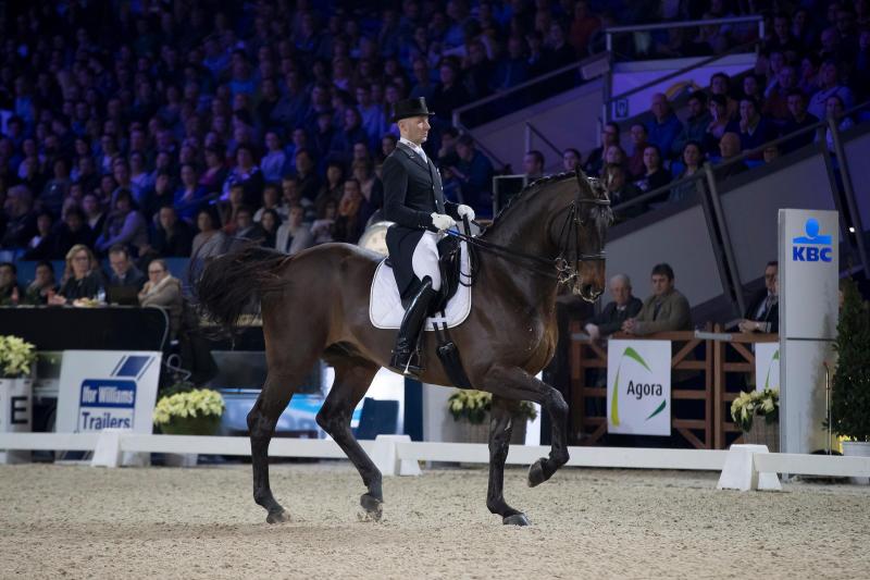 Jeroen Devroe met Eres DL, regerend Belgisch kampioen dressuur.