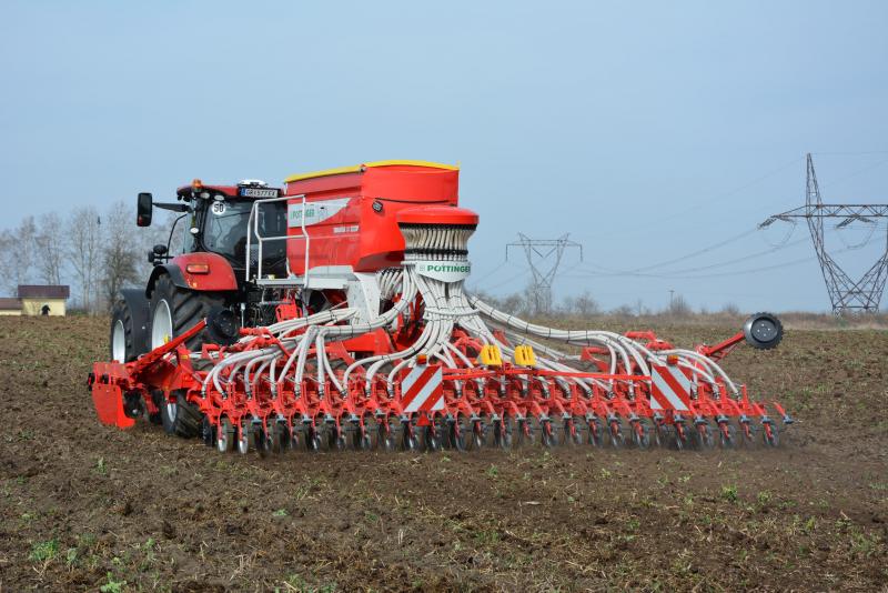 Le semoir Terrasem Fertilizer permet d’effectuer l’implantation de la culture et la fertilisation en un seul passage.