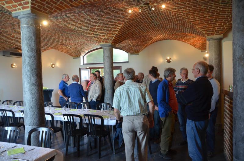 A Buvrinnes, l’ancienne écurie a été convertie en salle de réception