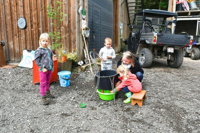 Nombreuses sont les animations pour les enfants. Elles permettent toujours d’aborder un aspect de la ferme.
