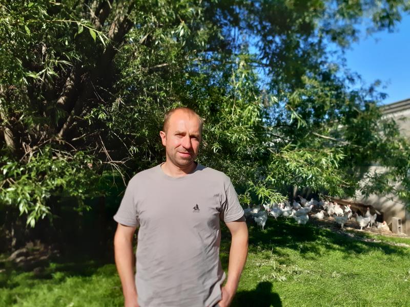 Benoît Frison, agriculteur à Gibecq, a initié ses projets d’agroforesterie dès 1995.
