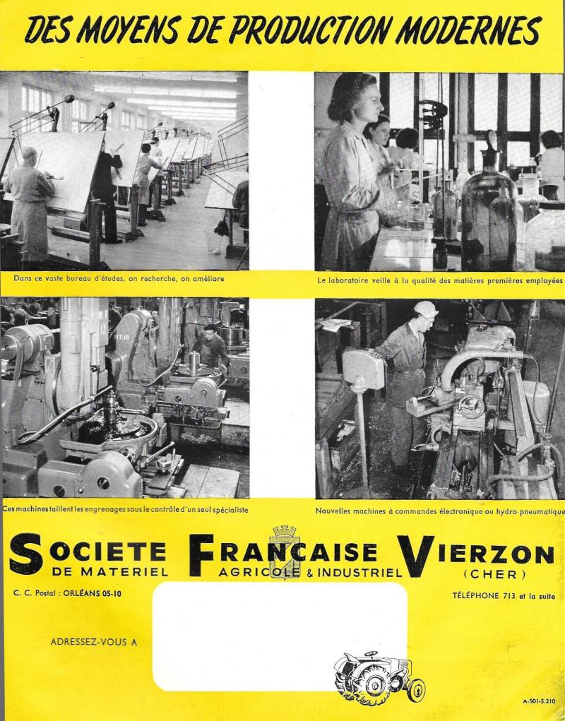 La dernière page du prospectus vante les moyens de production  de la SFV, modernes pour l’époque.