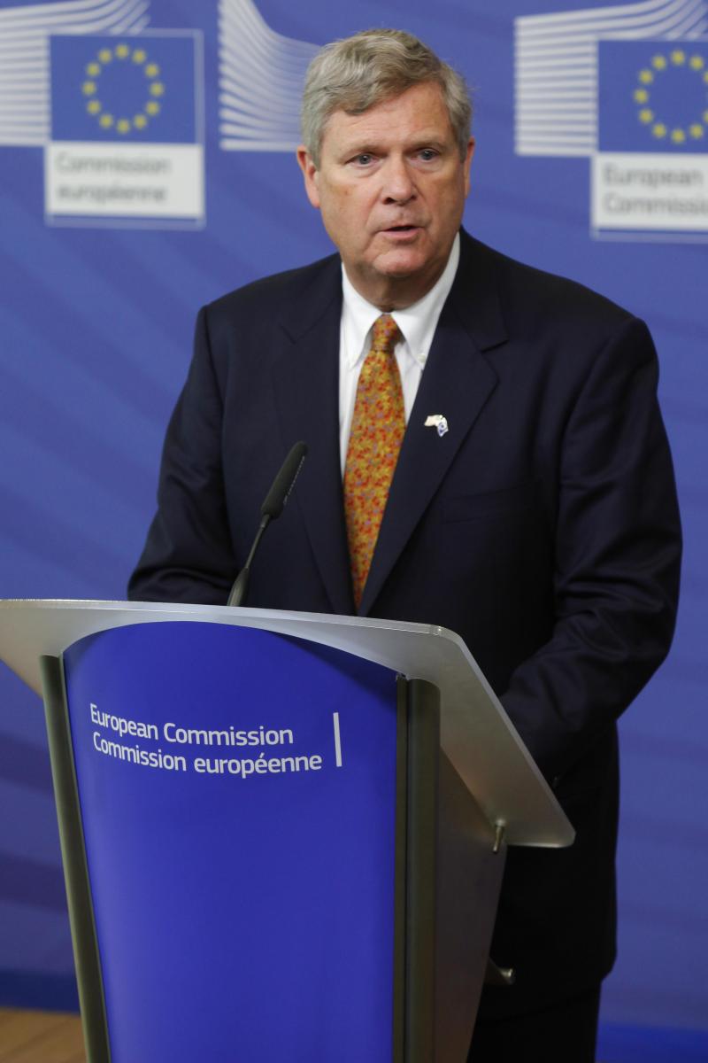 Tom Vilsack était déjà venu à la rencontre des Institutions européennes en 2014.