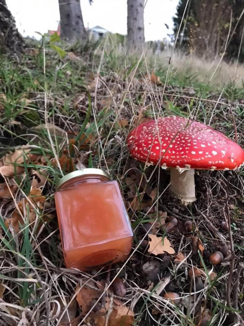 De la gelée de pommes sauvages réalisée par la Framboiserie de Malmedy,  l’un des derniers confituriers de la région.