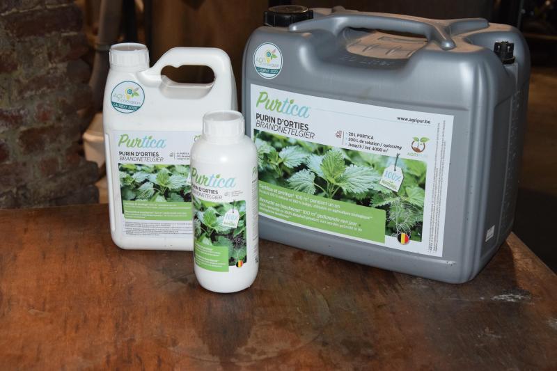 Purtica est issu de la macération et de la fermentation  d’orties cultivées dans la région de Namur et du Brabant wallon.