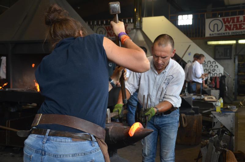 L’école de maréchalerie fera l’étal de tout son savoir-faire:  ferrage de chevaux, forgeage des fers...