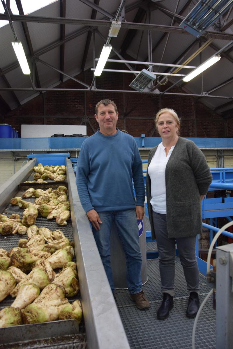 Pour André Wauters et Heidi Pittomvils, les pucerons et la jaunisse constituent  un défi majeur pour le futur des betteraviers, bien que cette problématique  ne soit pas exclusivement belge.