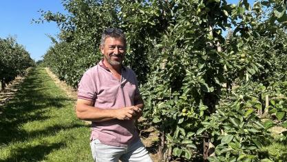 Benoît Heggen au Domaine des Marnières.