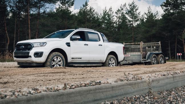 Le Ranger est capable de tracter jusqu’à 3.500
kg, sans broncher.