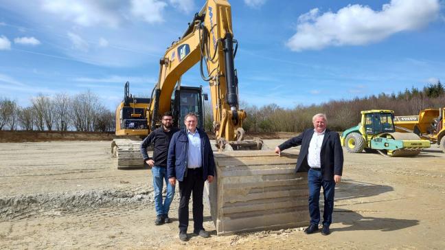 Le coup d’envoi des travaux a été donné début avril.