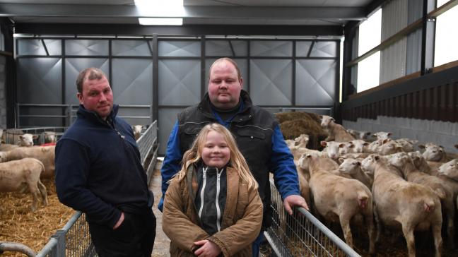 De gauche à droite: Florian Baikrich, son frère Sébastien et la fille de ce dernier.