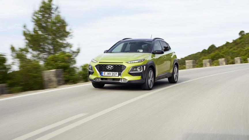 Le petit SUV Hyundai Kona arrivera en concession en seconde partie d’année.
