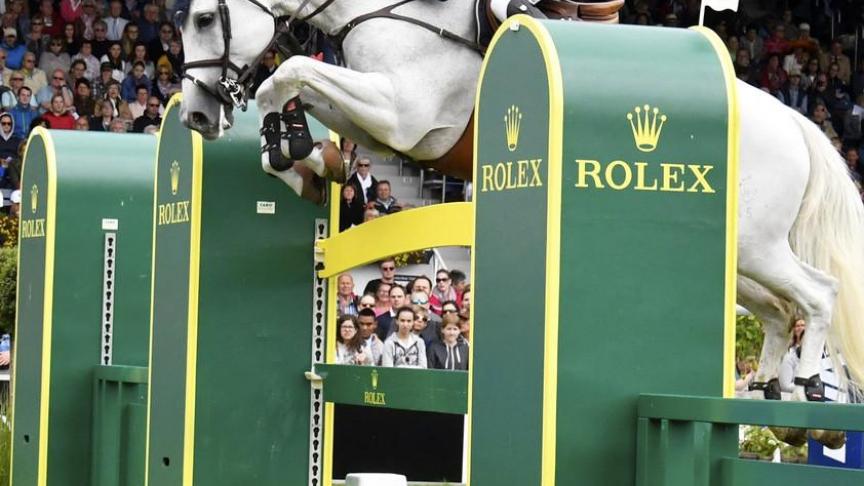 Grégory Wathelet et Corée ont terminé le parcours du Grand-Prix d’Aix-la-Chapelle en 46,60 s.