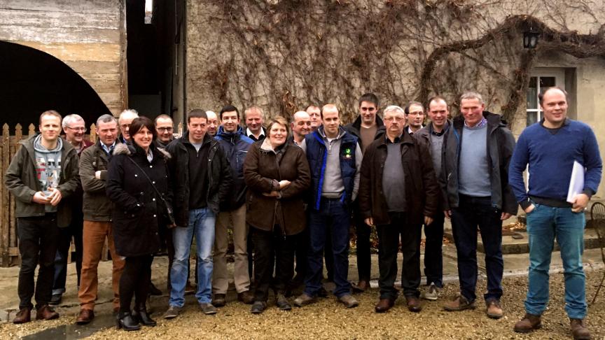 La coopérative bio rassemble 18 producteurs bio de la région de Chimay.