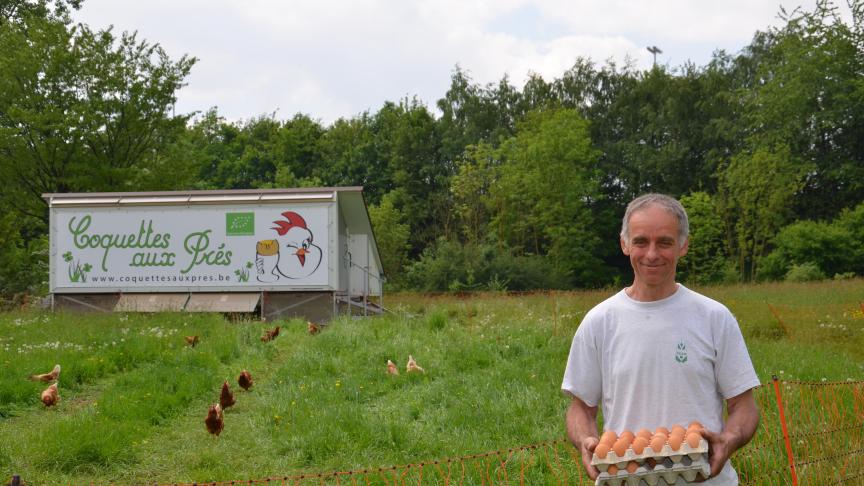 Avec ce poulailler mobile, Daniel Collienne espère susciter l’intérêt d’autres agriculteurs pour cette activité, et ainsi pouvoir créer une filière. «Cela ne demande pas beaucoup de temps ni d’espace, et c’est applicable aussi bien en conventionnel qu’en agriculture biologique!», précise-t-il.