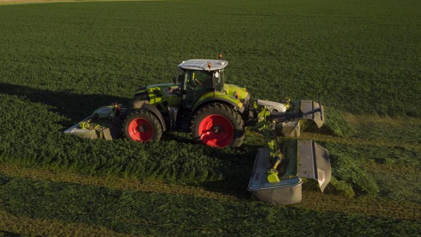 Le record a été battu grâce à un rendement horaire de 17,6
ha/h.