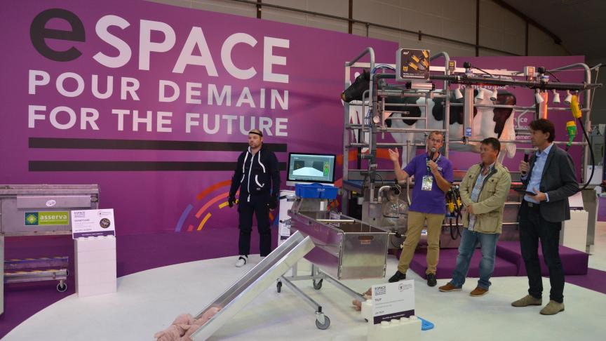 Sur l’Espace pour demain, il était question d’innovations pour réduire la pénibilité des tâches récurrentes.