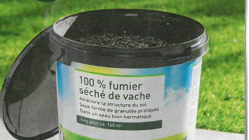 fumier sèché