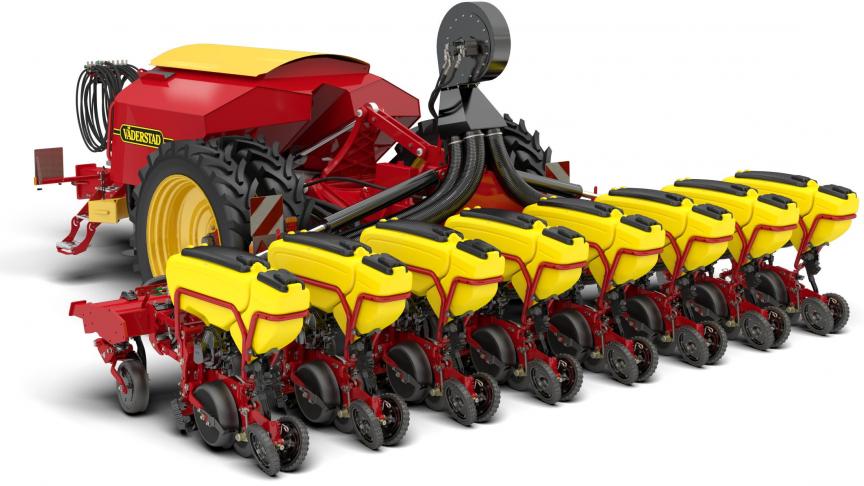 Le nouveau L8 dispose d’une trémie d’engrais de 3.000 l et d’un espacement inter-rang de 700-800 mm.