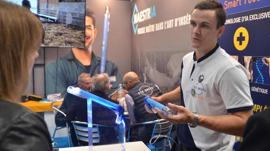 L’Eye Breed permet une insémination sans fouille rectale, pour le bien-être de l’animal et celui de l’éleveur.