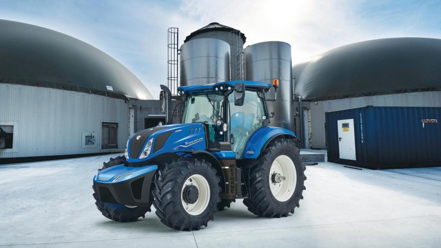 Le T6.180 Methane Power affiche la même puissance et le même couple que son équivalent diesel.