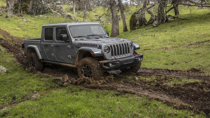 Version pick-up du célèbre Wrangler, le Gladiator est l’un des plus doués de sa catégorie hors du bitume.