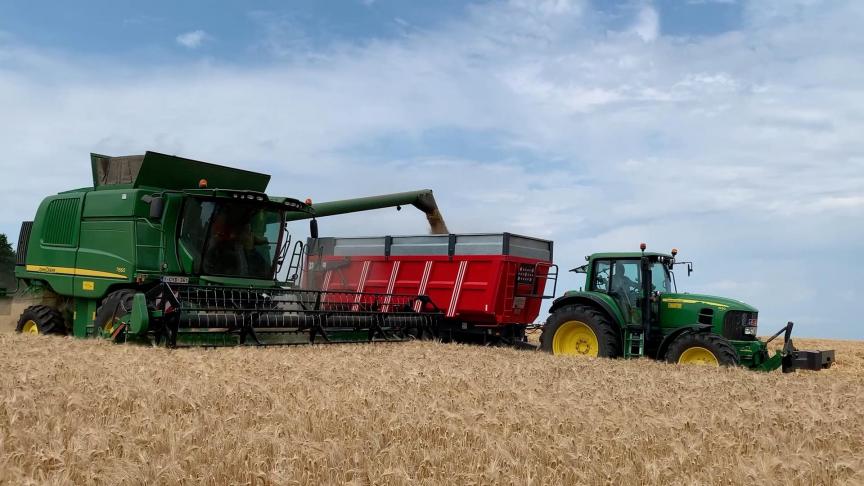 La moisson des escourgeons a commencé très précocement la semaine dernière. La date de semis, l’ampleur des précipitations  et le type de sol auront un impact significatif sur le rendement et la qualité des grains