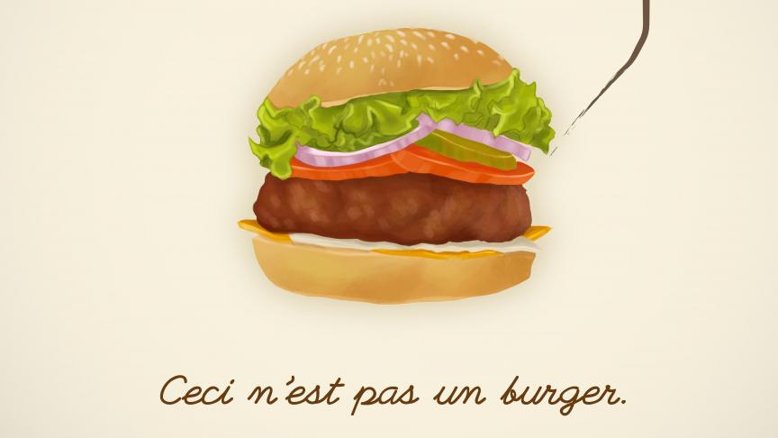 La campagne  «Ceci n’est pas un steak»  a pour vocation de faire réfléchir à l’impact de  l’utilisation de dénominations de viande et produits laitiers pour des imitations végétales.