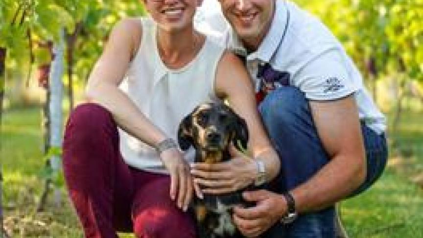 Quentin et Carole Degive, du Domaine de Quantole à Horion-Hozemont.