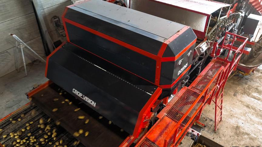 En analysant les produits sous toutes leurs facettes, le CropVision est capable de les caractériser et de les trier.