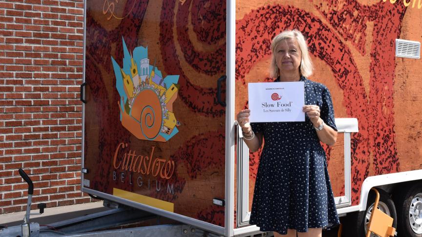 Sabine Storme, la présidente du convivium «Les Saveurs de Silly» est la cheville ouvrière de la démarche «Slow Food» dans la commune