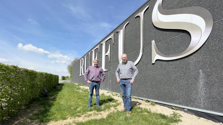Raymond Leroy et Etienne Delbeke, deux des cinq associés de Ruffus.