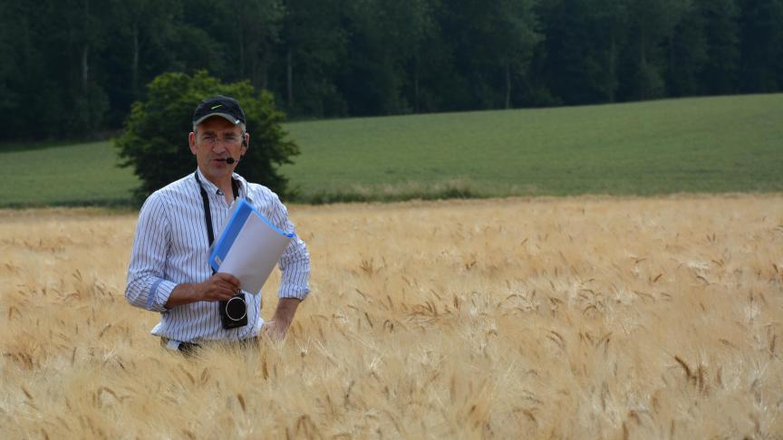 « Nombreuses sont les nouveautés à être mises sur le marché par les semenciers.  Les expérimentations de terrain permettent d’évaluer au mieux leur comportement  et de les comparer aux variétés déjà bien connues », détaille Olivier Mahieu.