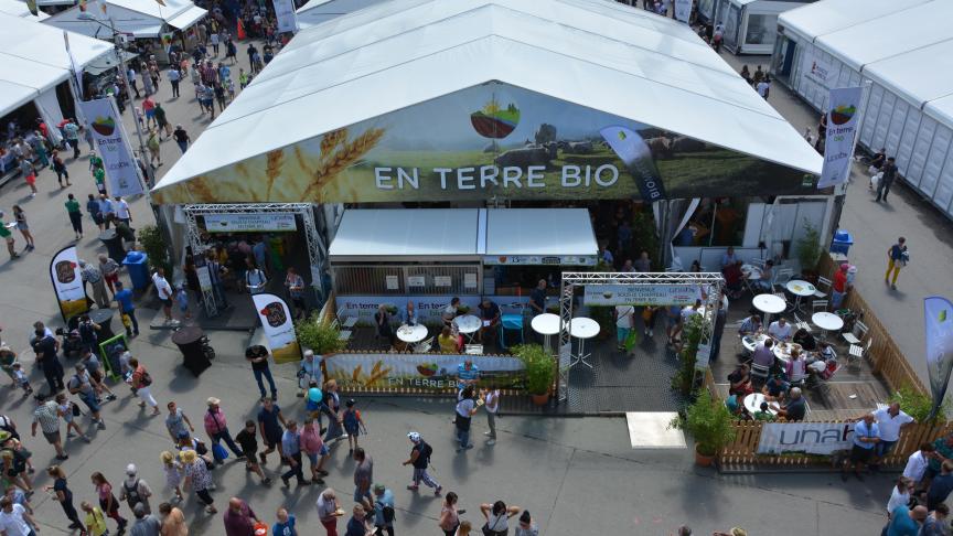 Des nouveautés, dont un speed dating entre éleveurs, bouchers et restaurateurs,  animeront le chapiteau dédié au bio.